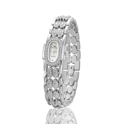 Elegant Women's Luxury Gold Diamond Watch
