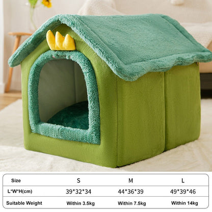 Foldable Dog and Cat House Kennel Bed Mat - EasyDailyLife