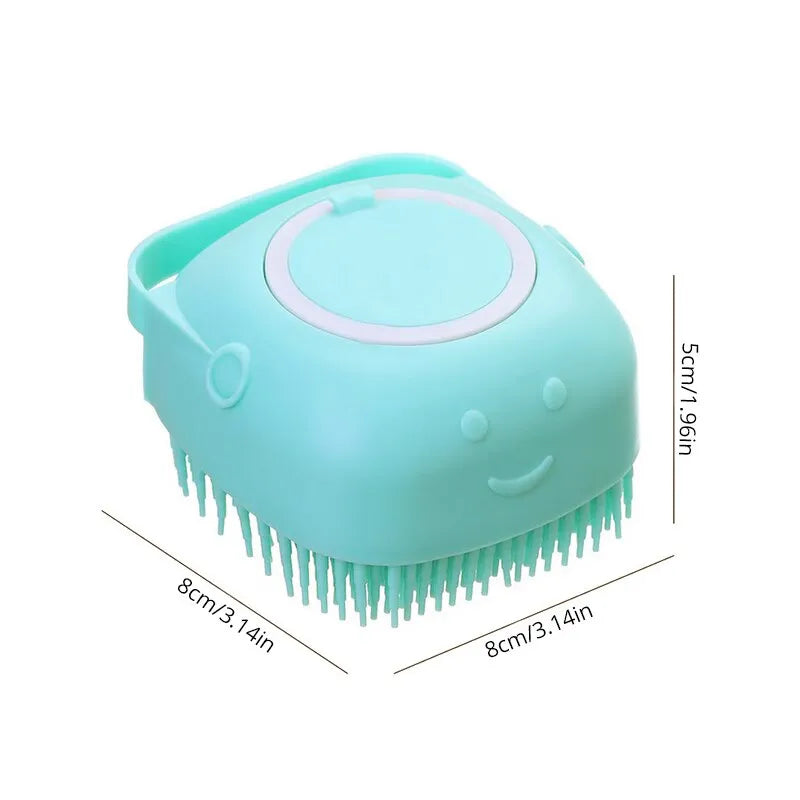 Pet Bathing Brush – Soft Silicone Grooming Tool for Dogs & Cats - EasyDailyLife