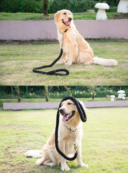 5FT Braided Dog Leash – Durable & Comfortable