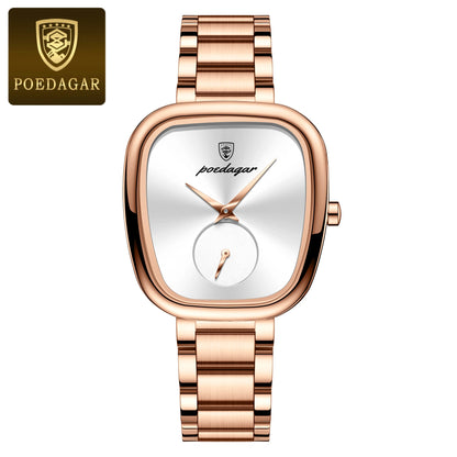 Women's Stainless Steel Waterproof Quartz Watch - EasyDailyLife