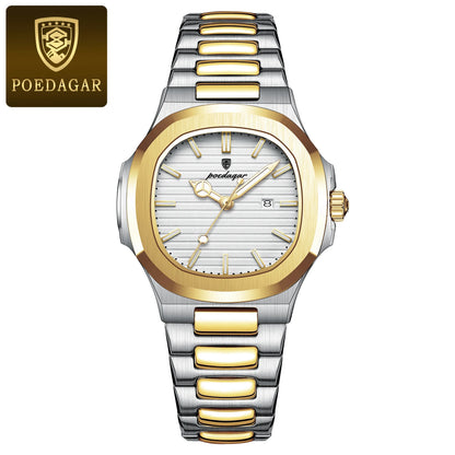POEDAGAR Luxury Women's Square Watch