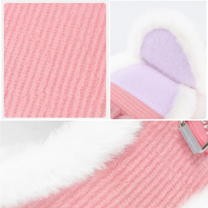 Rabbit Fur Harness with FREE Leash Set – Warm & Adjustable for Cats & Small Dogs