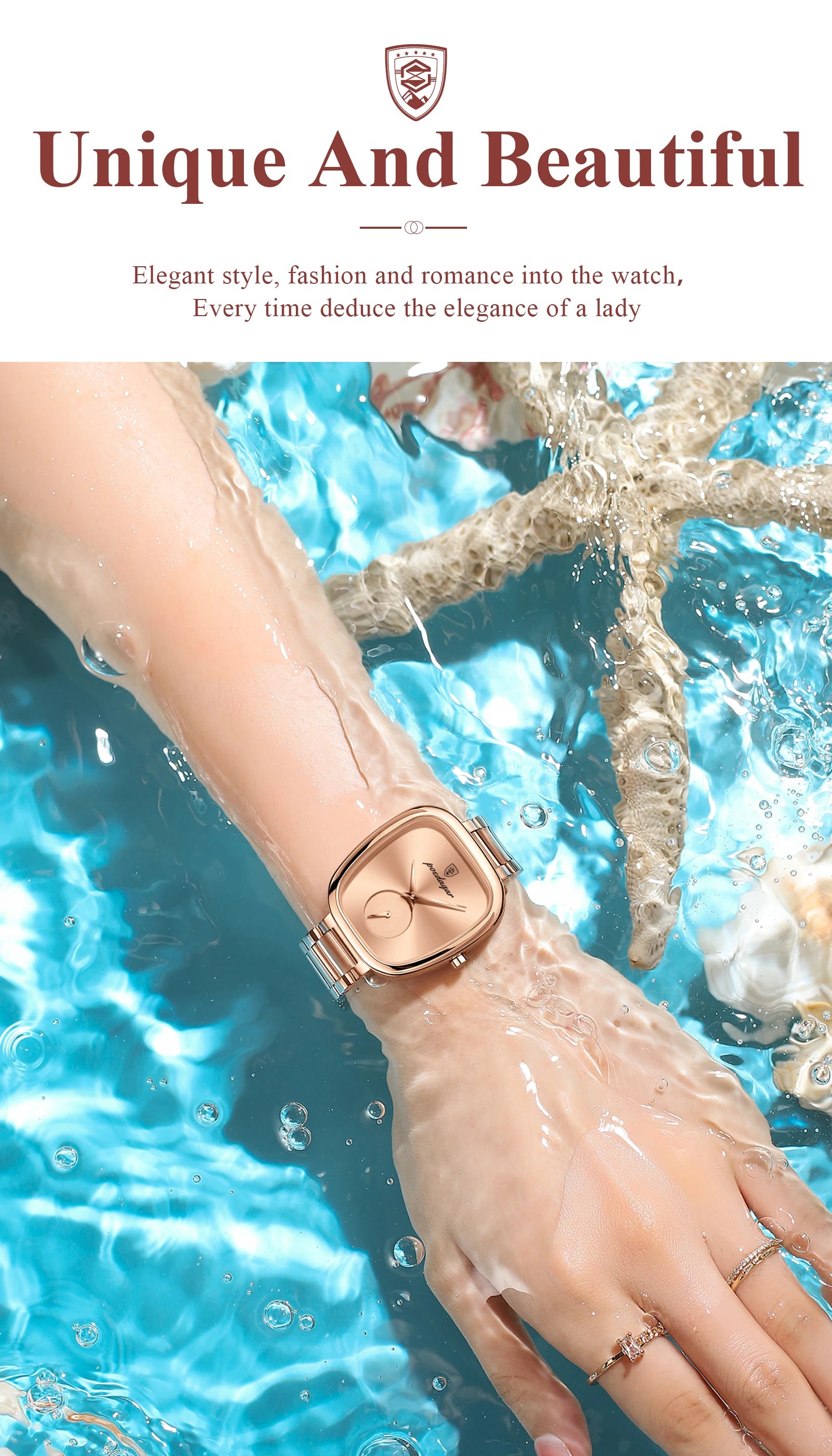 Women's Stainless Steel Waterproof Quartz Watch - EasyDailyLife