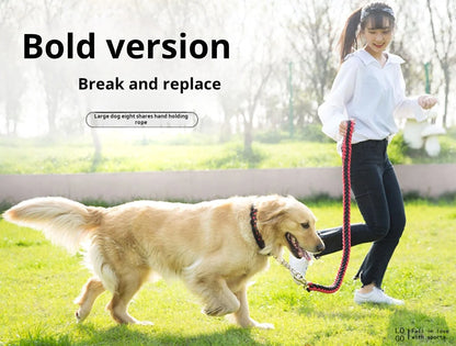 5FT Braided Dog Leash – Durable & Comfortable