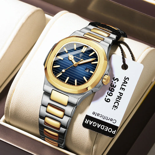 POEDAGAR Luxury Women's Square Watch