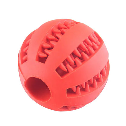 Small Dog Chew Toy - Interactive, Elastic, and Tooth-Cleaning Ball - EasyDailyLife