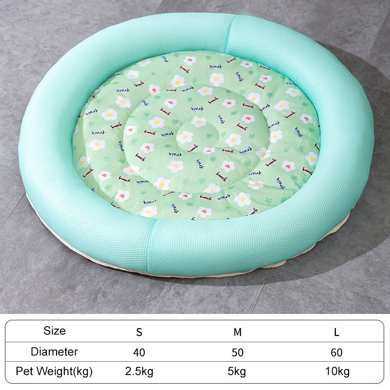 Summer Cooling Pet Dog Bed - EasyDailyLife