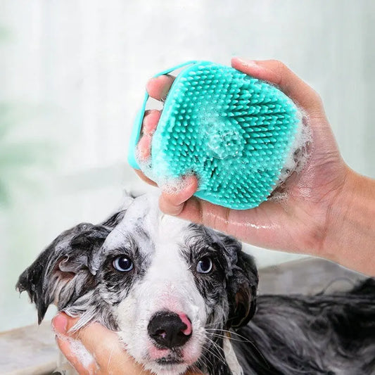 Pet Bathing Brush – Soft Silicone Grooming Tool for Dogs & Cats - EasyDailyLife