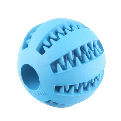 Small Dog Chew Toy - Interactive, Elastic, and Tooth-Cleaning Ball - EasyDailyLife