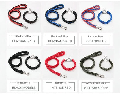 5FT Braided Dog Leash – Durable & Comfortable
