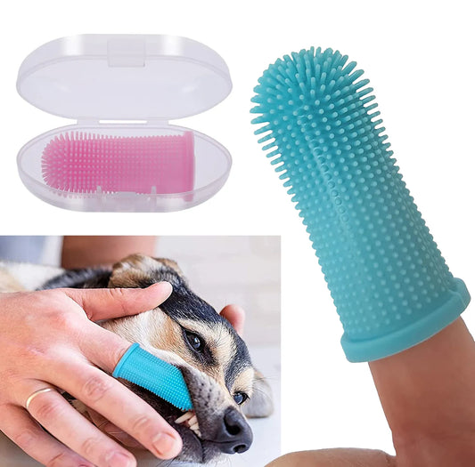 Gentle Pet Toothbrush: Fresh Breath for Dogs & Cats - EasyDailyLife
