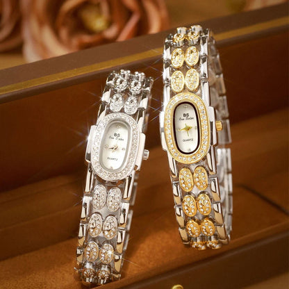 Elegant Women's Luxury Gold Diamond Watch