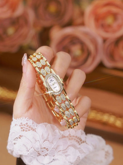 Elegant Women's Luxury Gold Diamond Watch