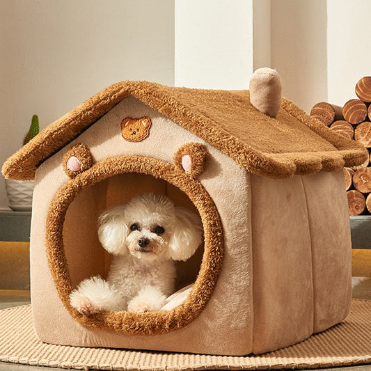 Foldable Dog and Cat House Kennel Bed Mat - EasyDailyLife