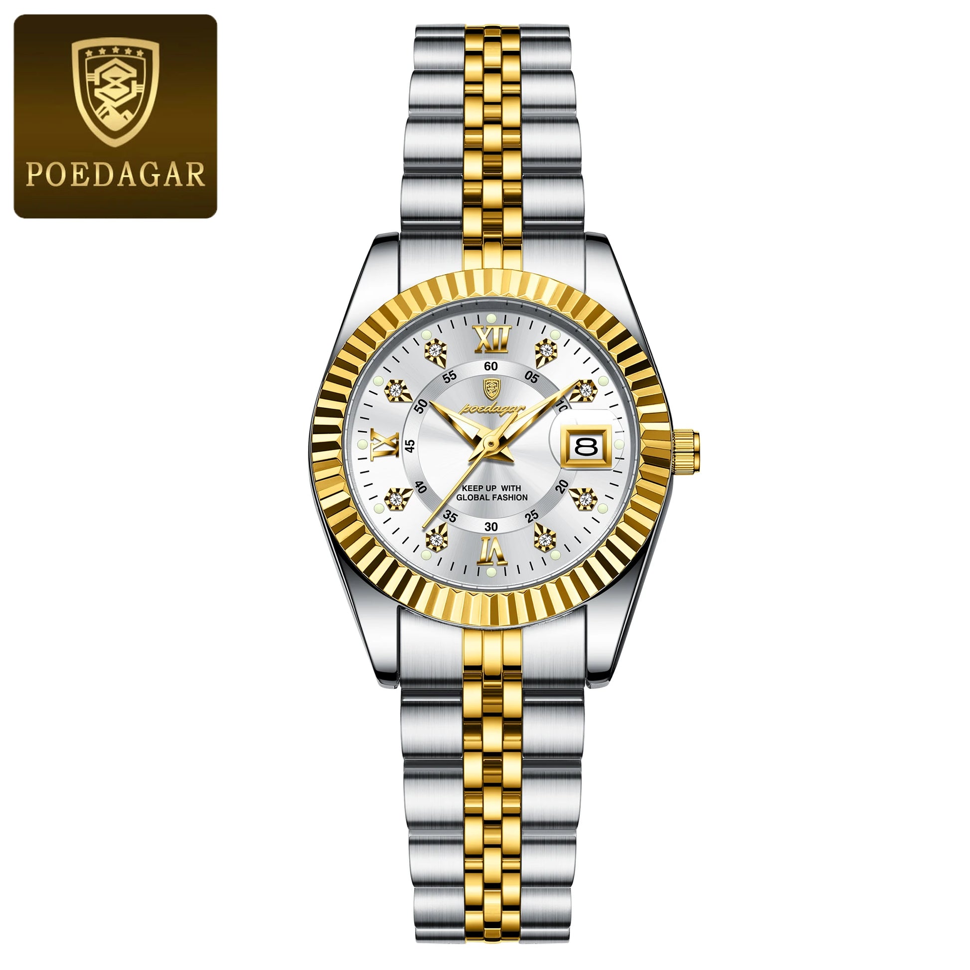 Luxury Women's Waterproof Stainless Steel Quartz Watch - EasyDailyLife