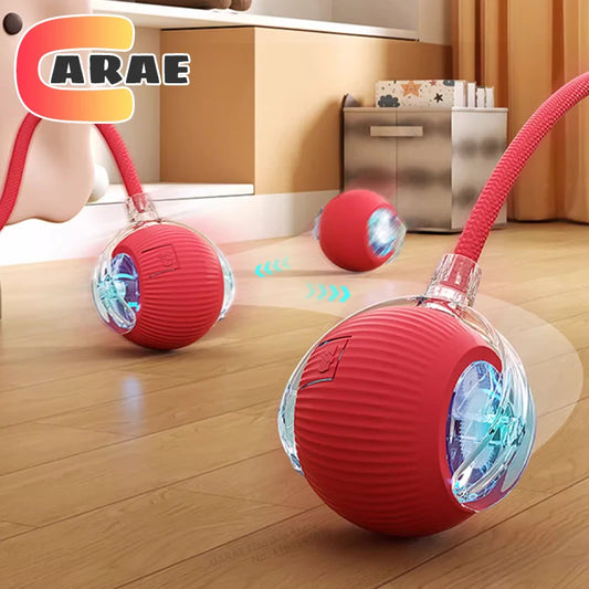 Smart Rechargeable Cat Toy – Rolling Ball with Tail - EasyDailyLife