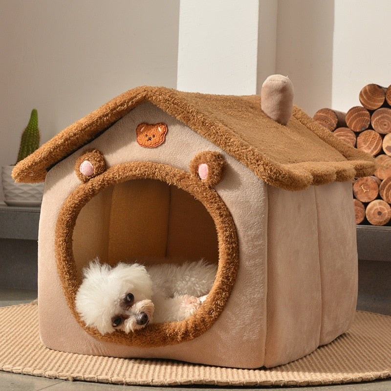 Foldable Dog and Cat House Kennel Bed Mat - EasyDailyLife