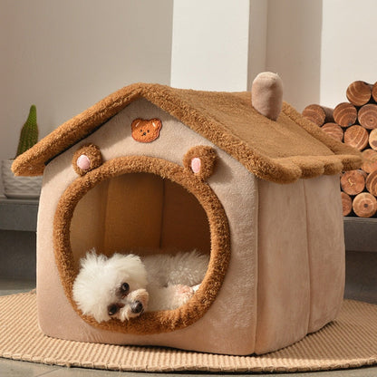 Foldable Dog and Cat House Kennel Bed Mat - EasyDailyLife