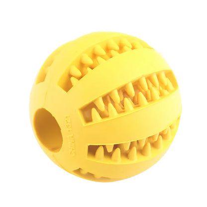 Small Dog Chew Toy - Interactive, Elastic, and Tooth-Cleaning Ball - EasyDailyLife