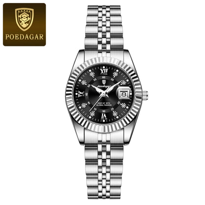 Luxury Women's Waterproof Stainless Steel Quartz Watch - EasyDailyLife