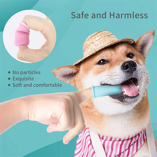 Gentle Pet Toothbrush: Fresh Breath for Dogs & Cats - EasyDailyLife