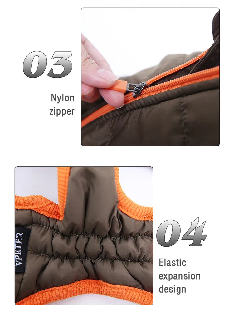 Waterproof Dog Jacket with Harness - EasyDailyLife