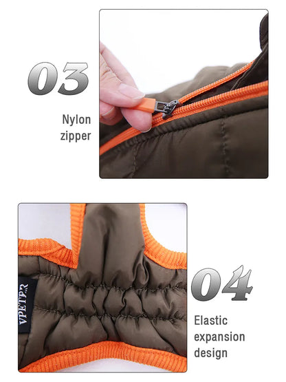 Waterproof Dog Jacket with Harness - EasyDailyLife