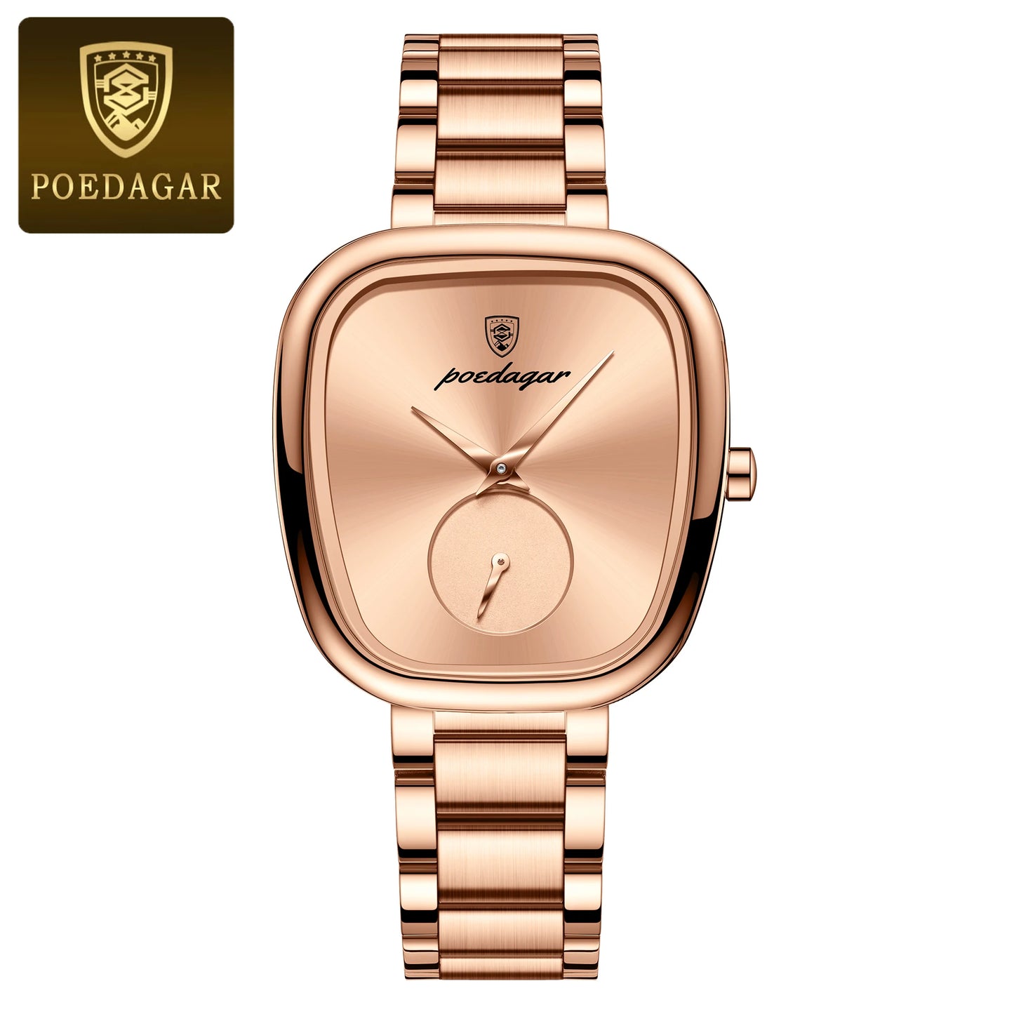 Women's Stainless Steel Waterproof Quartz Watch