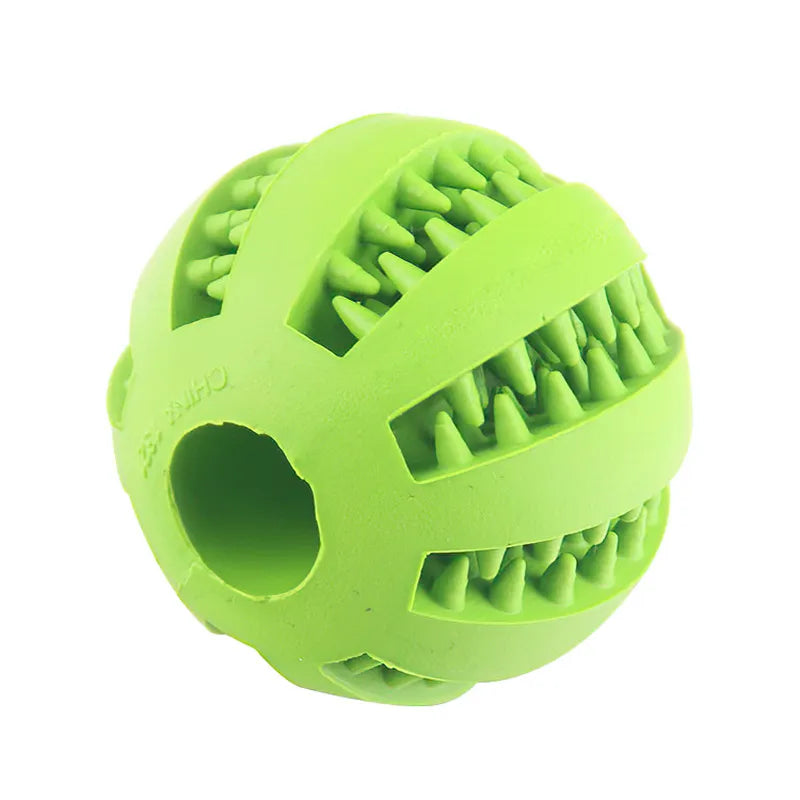 Small Dog Chew Toy - Interactive, Elastic, and Tooth-Cleaning Ball - EasyDailyLife