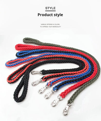 5FT Braided Dog Leash – Durable & Comfortable