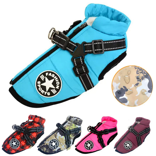 Dog Jacket With Harness - EasyDailyLife