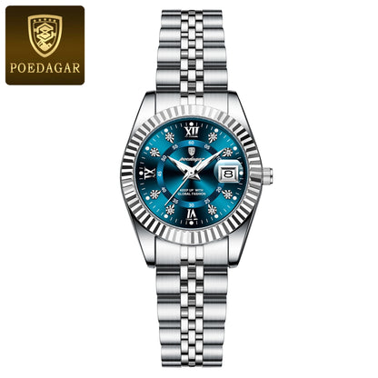 Luxury Women's Waterproof Stainless Steel Quartz Watch - EasyDailyLife
