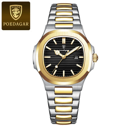 POEDAGAR Luxury Women's Square Watch