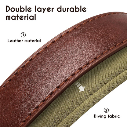 Custom PU Leather Dog Collar – Free Engraving, Adjustable & Padded