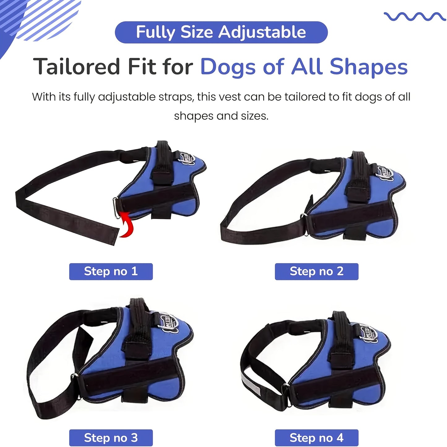 EasyDailyLife™ No Pull Dog Harness Without Patch
