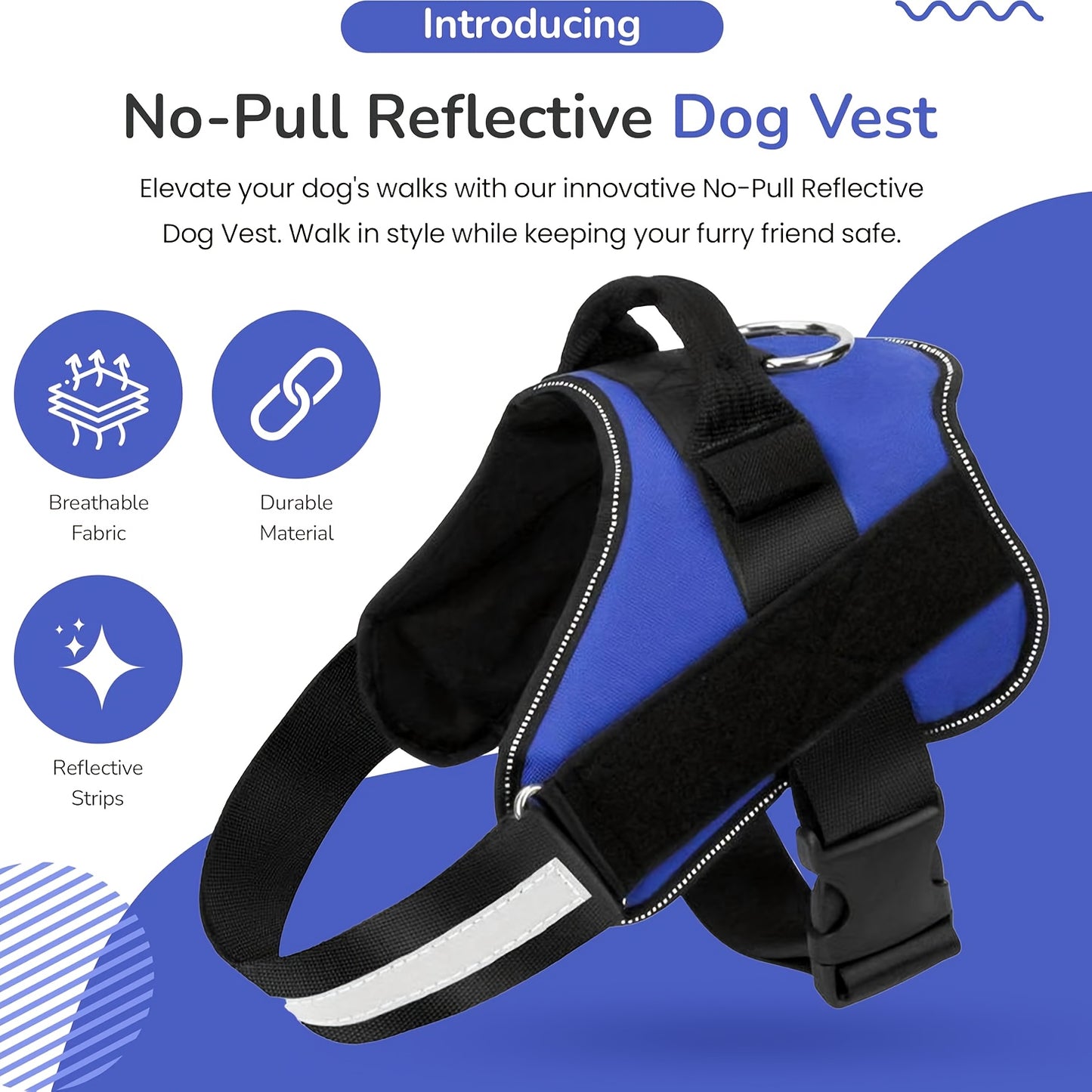 EasyDailyLife™ No Pull Dog Harness Without Patch